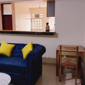 A fully furnished one bedroom apartment