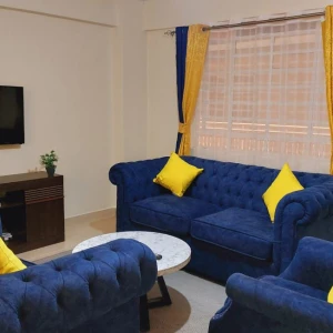 A fully furnished one bedroom apartment