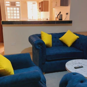 A fully furnished one bedroom apartment